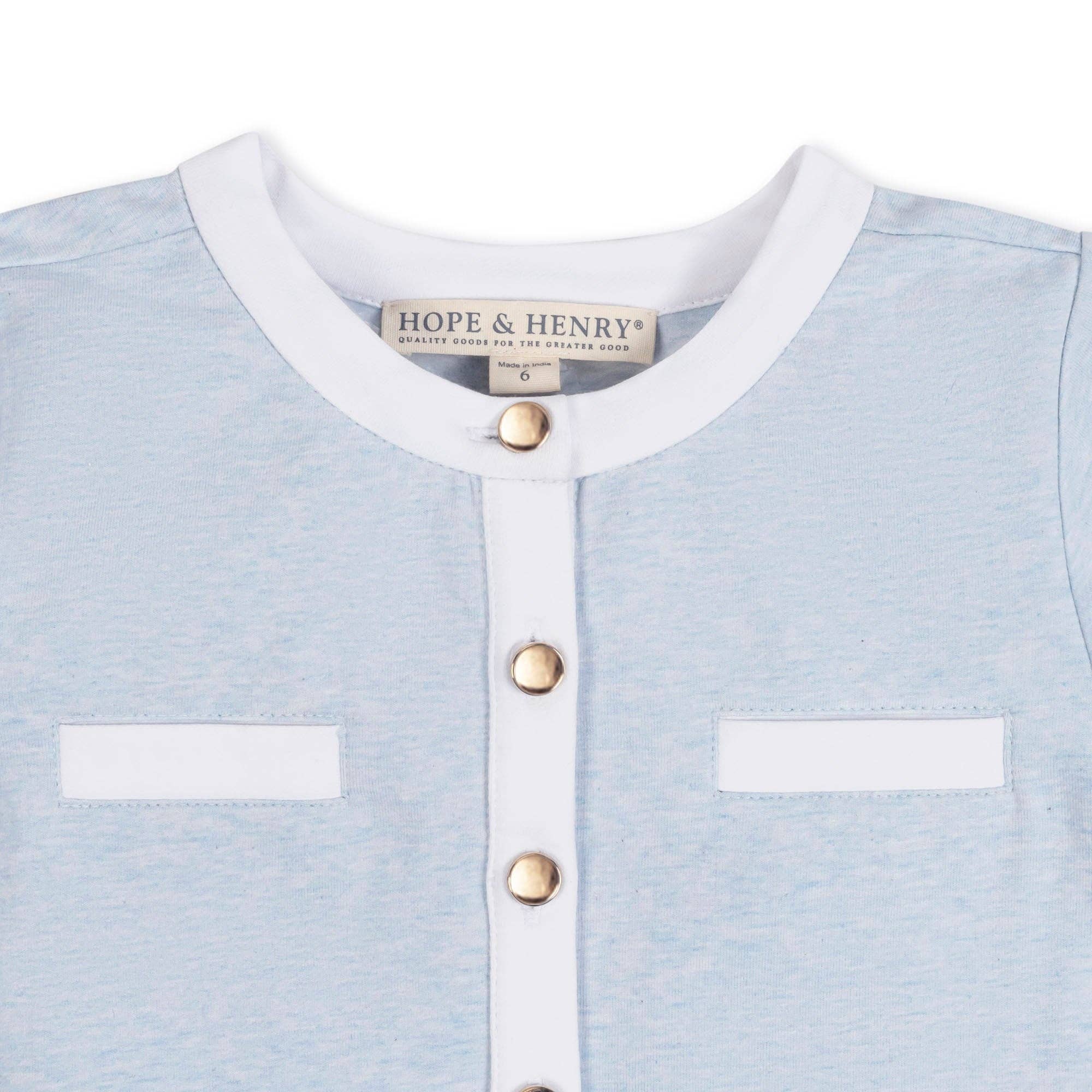 Image of Organic French Terry Contrast Dress